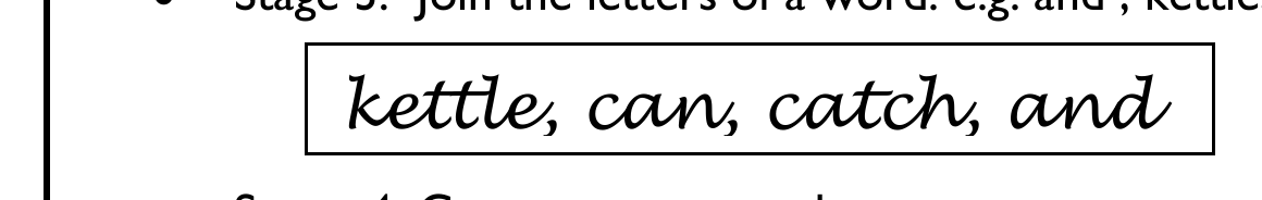 Figure from the b4 english language curriculum, printed page 47