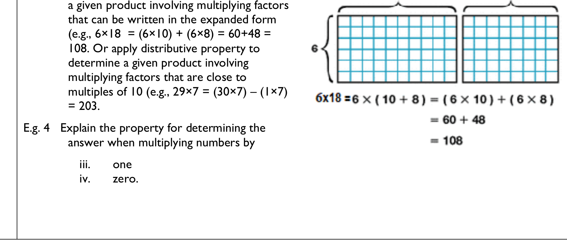 Figure from the b6 mathematics curriculum, printed page 124