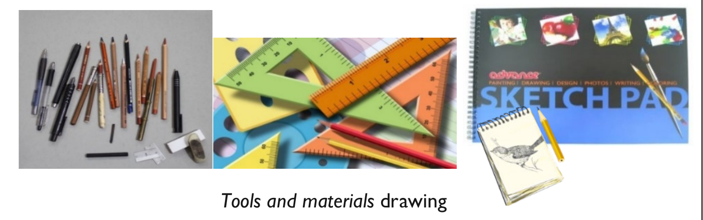 Figure from the jhs3 creative arts and design curriculum, printed page 68