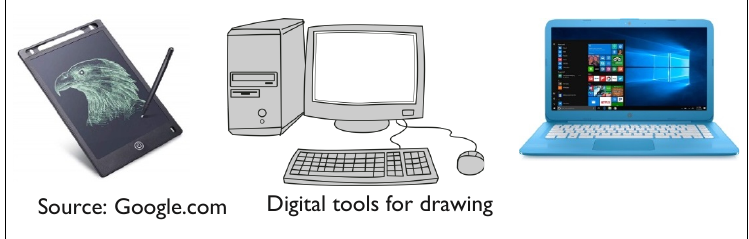 Figure from the jhs3 creative arts and design curriculum, printed page 70